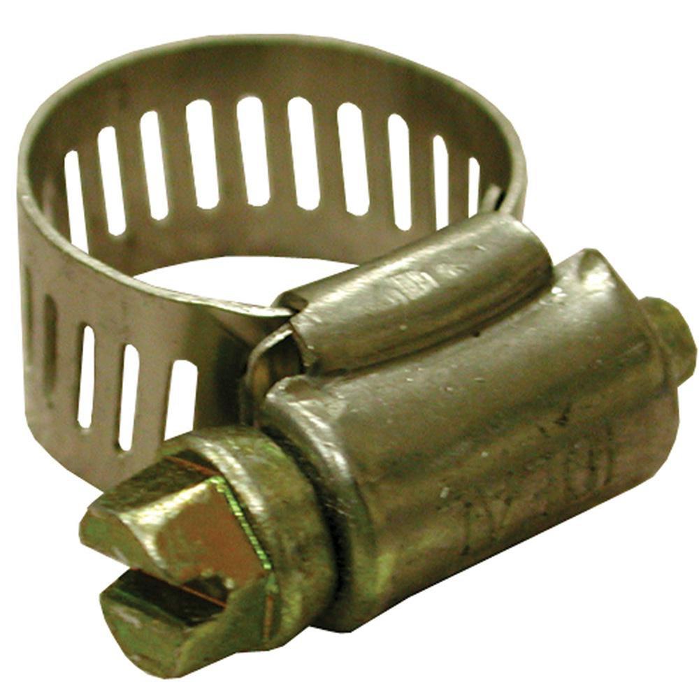Jones Stephens Silver 3/4 - 1 in. Stainless Steel Hose Clamp 