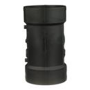 Black ABS DWV Flush Cleanout Tee With Plug 