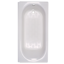 American Standard Bathing White 60 x 30 in. Soaker Alcove Bathtub Left Drain 