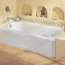 American Standard Bathing White 60 x 30 in. Soaker Alcove Bathtub Left Drain 