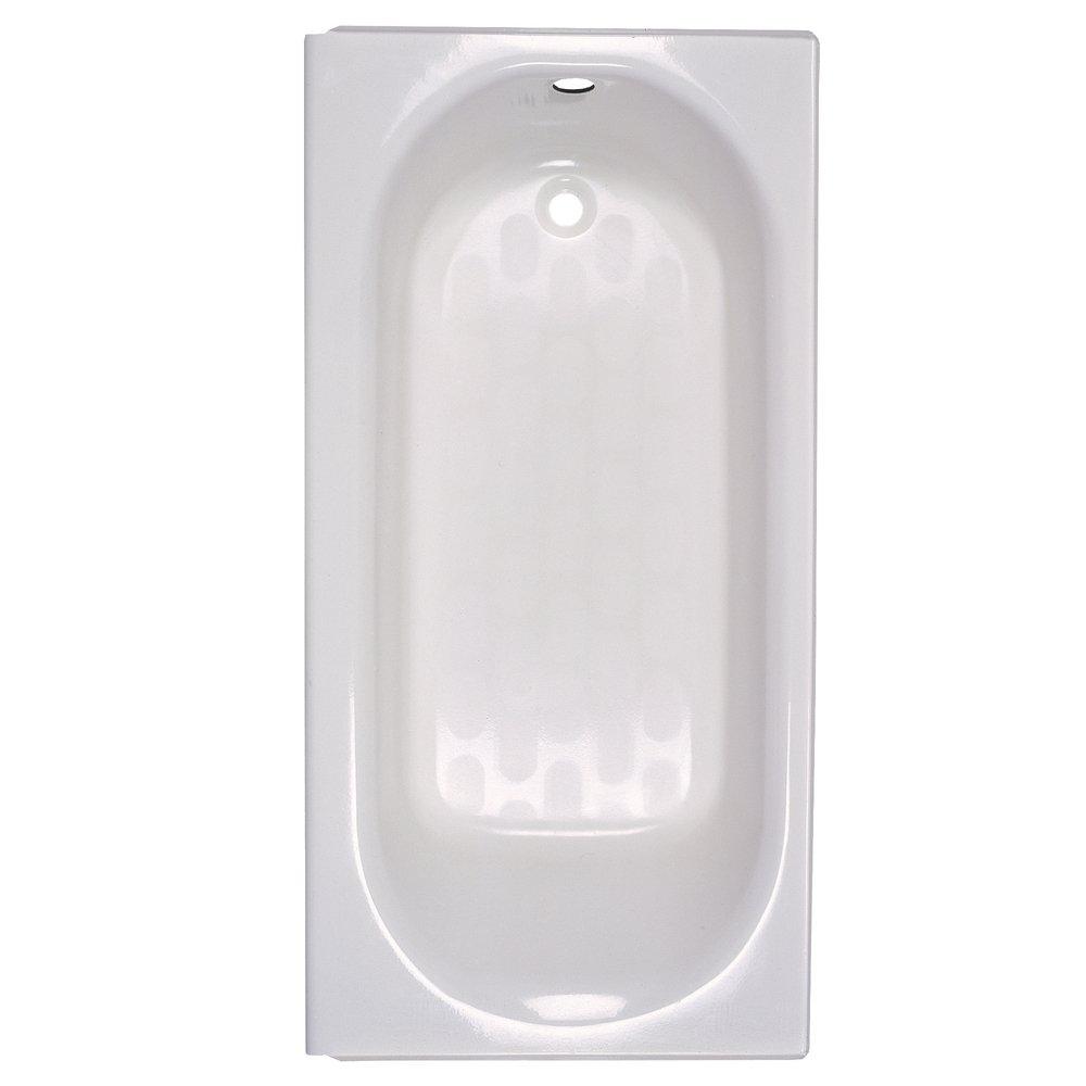 American Standard White 60 x 30 in. Soaker Alcove Bathtub Left Drain 