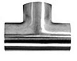 2 in. Clamp x Weld 316L Stainless Steel PL 90 Degree Elbow