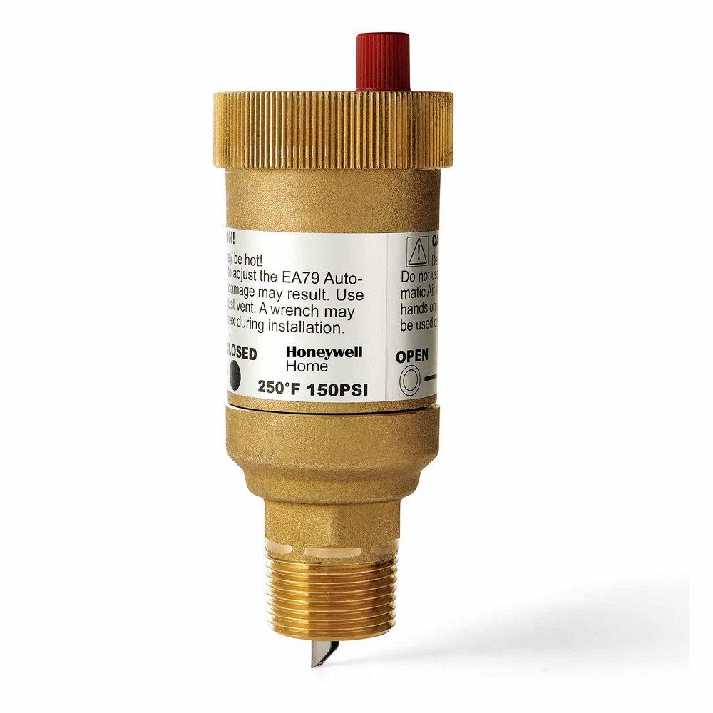 Resideo Black 3/4 in. MNPT Hydronic Air Vent 150 psi Brass 