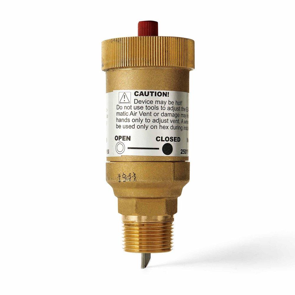 Resideo Black 3/4 in. MNPT Hydronic Air Vent 150 psi Brass 