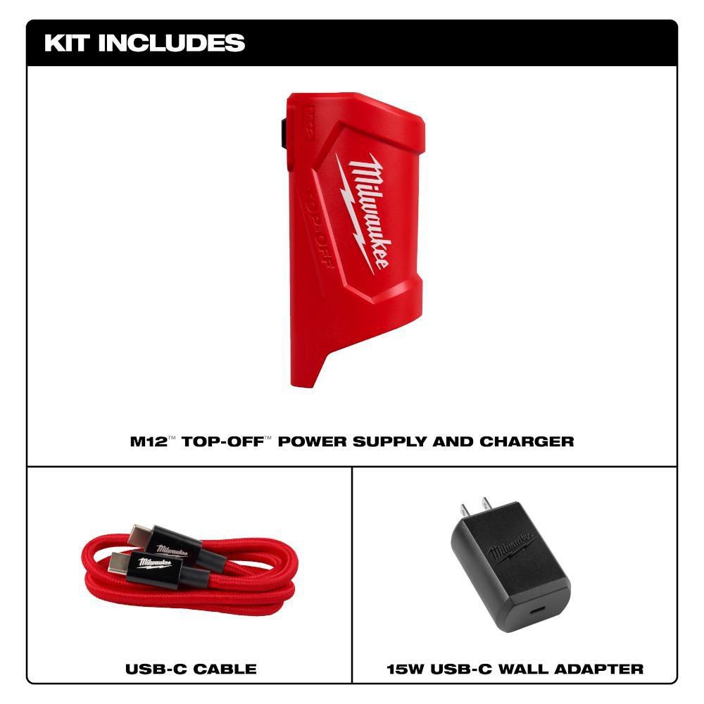 M12 TOP-OFF POWER SUPPLY AND CHARGER 