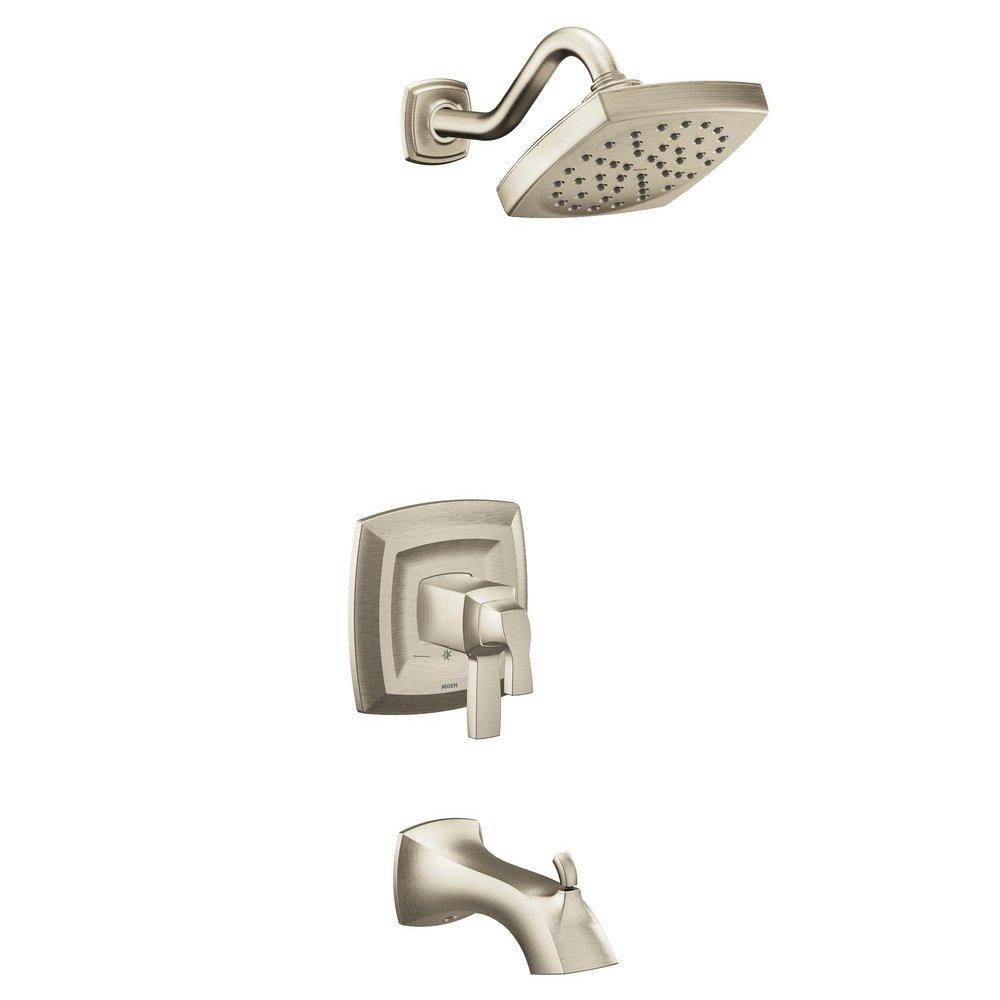 Moen Brushed Nickel Single Handle Bathtub & Shower Faucet 