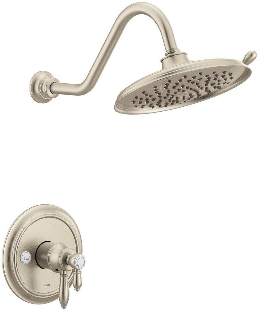 Moen Brushed Nickel Single Handle Dual Function Shower Faucet (Trim Only) 