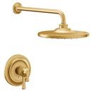 Moen Brushed Gold One Handle Single Function Shower Faucet (Trim Only) 