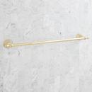 Signature Hardware Polished Brass 24 in. Towel Bar 