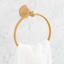 Towel Ring in Brushed Gold