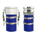 3 In. X 50 ft. Round Layflat Hose in Blue Female by Male Aluminum Camlock