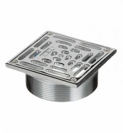 5 in. X 5 in. Grate in Chrome Plated