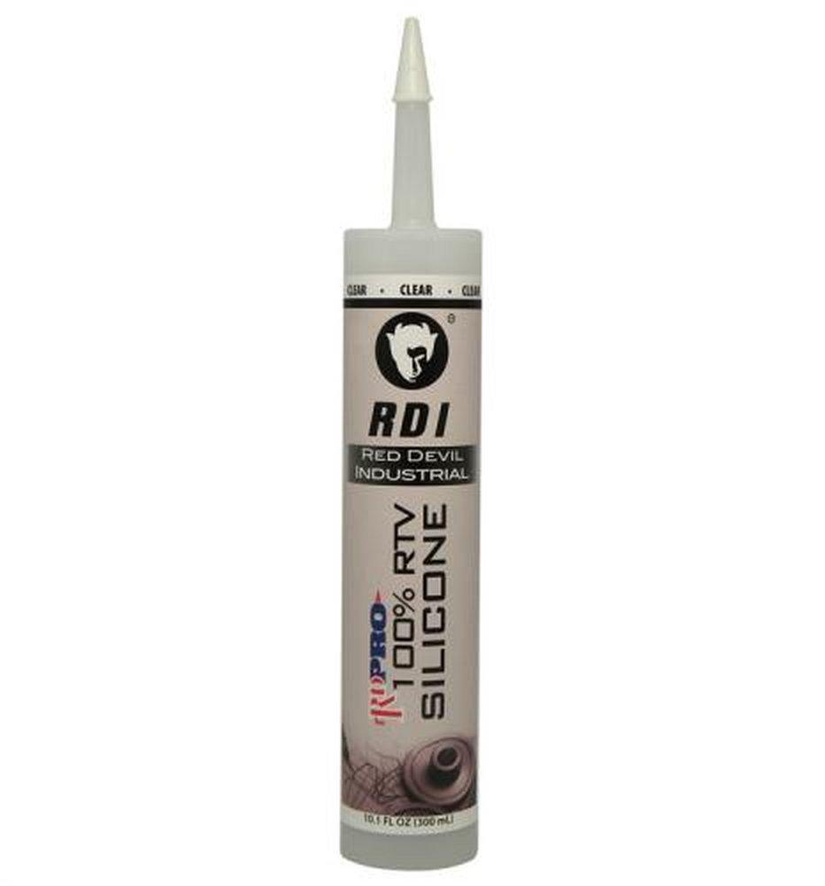 Red Devil Clear Silicone Sealant in Clear 
