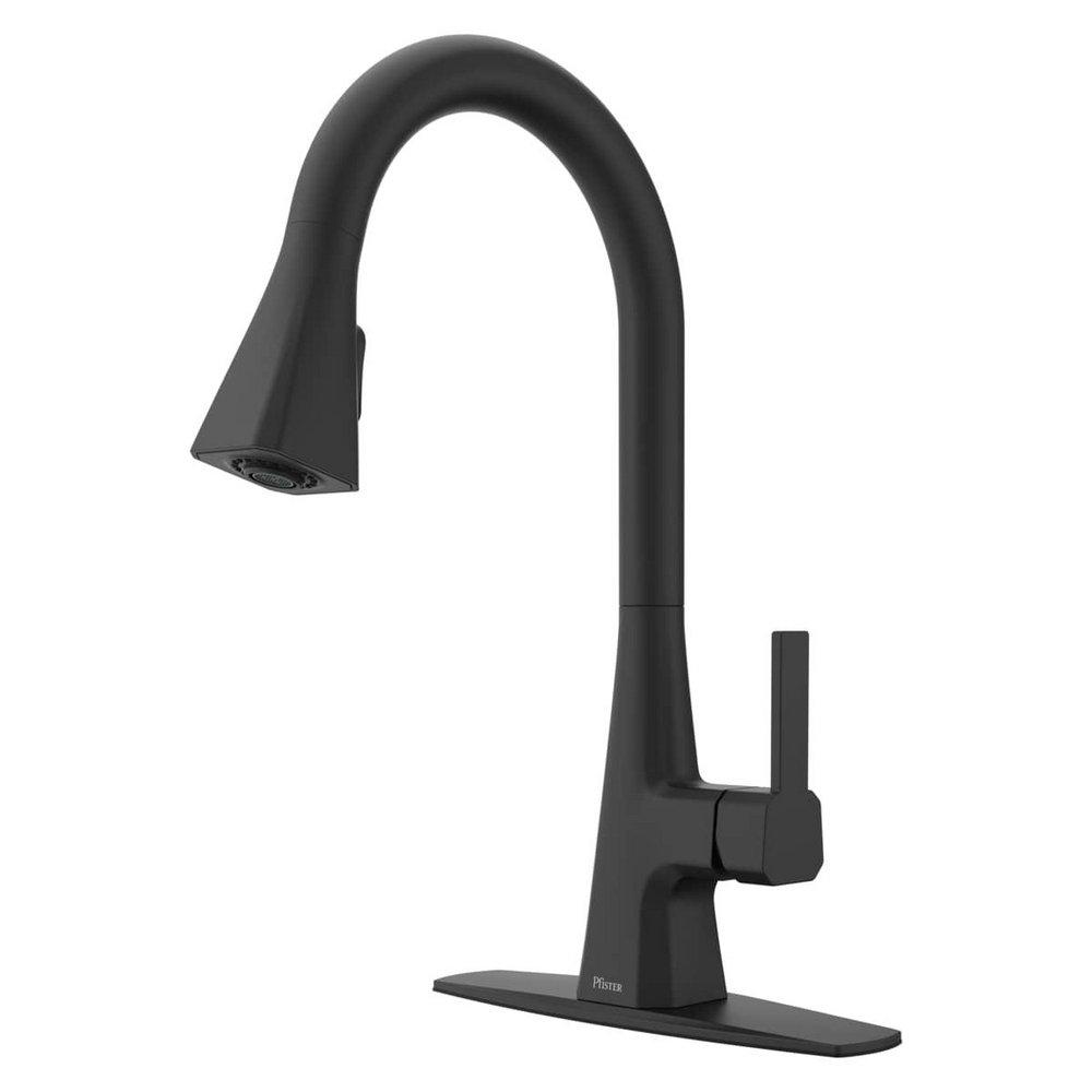 FRONTERA PULL-DOWN KTICHEN FAUCET IN MATTE BLACK 
