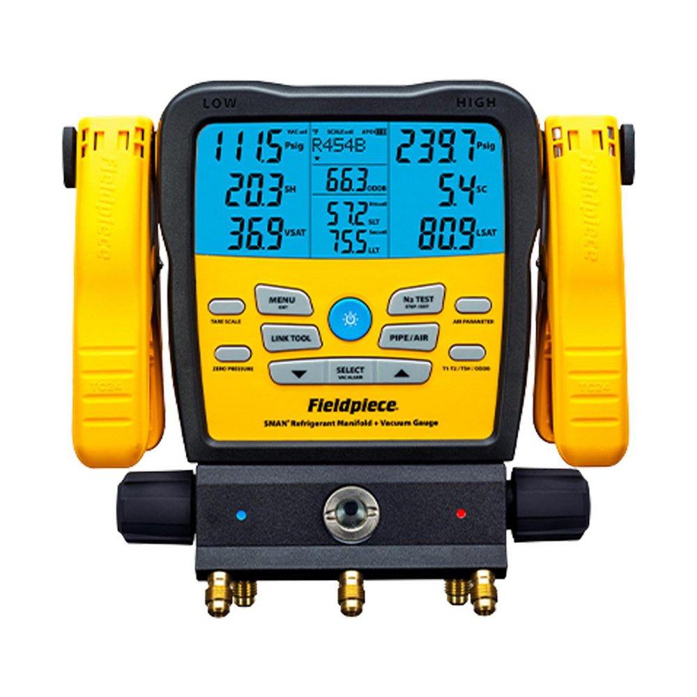 SMAN MANIFOLD + VACUUM GAUGE 3 PORT WITH 6 AA ALKALINE BATTERIES WIRELESS 