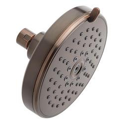 6 In. 2.5 GPM Round Multi Function Showerhead in Oil Rubbed Bronze