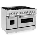 48 INCH WIDE 6 CU. FT. FREE STANDING DUAL FUEL RANGE WITH SEALED BURNERS AND KNOB CONTROLS 