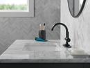 Single Handle Monoblock Bathroom Sink Faucet in Matte Black 