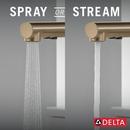 Single Handle Pull Out Kitchen Faucet in Champagne Bronze 