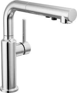 Single Handle Pull Out Kitchen Faucet in Chrome