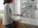 Single Handle Pull Out Kitchen Faucet in Chrome 