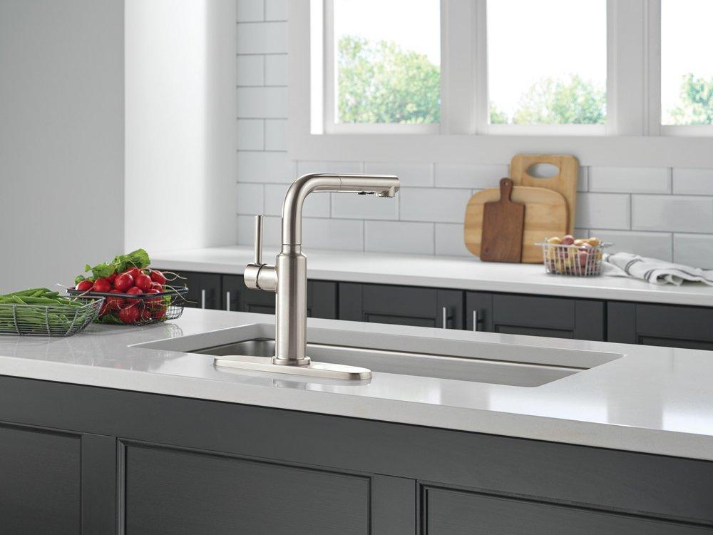 DELTA DANERI PULL-OUT KITCHEN FAUCET 