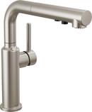 Single Handle Pull Out Kitchen Faucet in Stainless