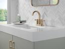 Two Handle Centerset Bathroom Sink Faucet in Champagne Bronze 