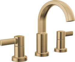 Two Handle Widespread Bathroom Sink Faucet in Champagne Bronze
