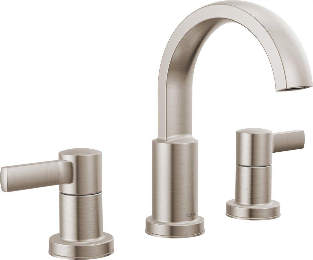 DELTA ALBION TWO HANDLE WIDESPREAD BATHROOM FAUCET 