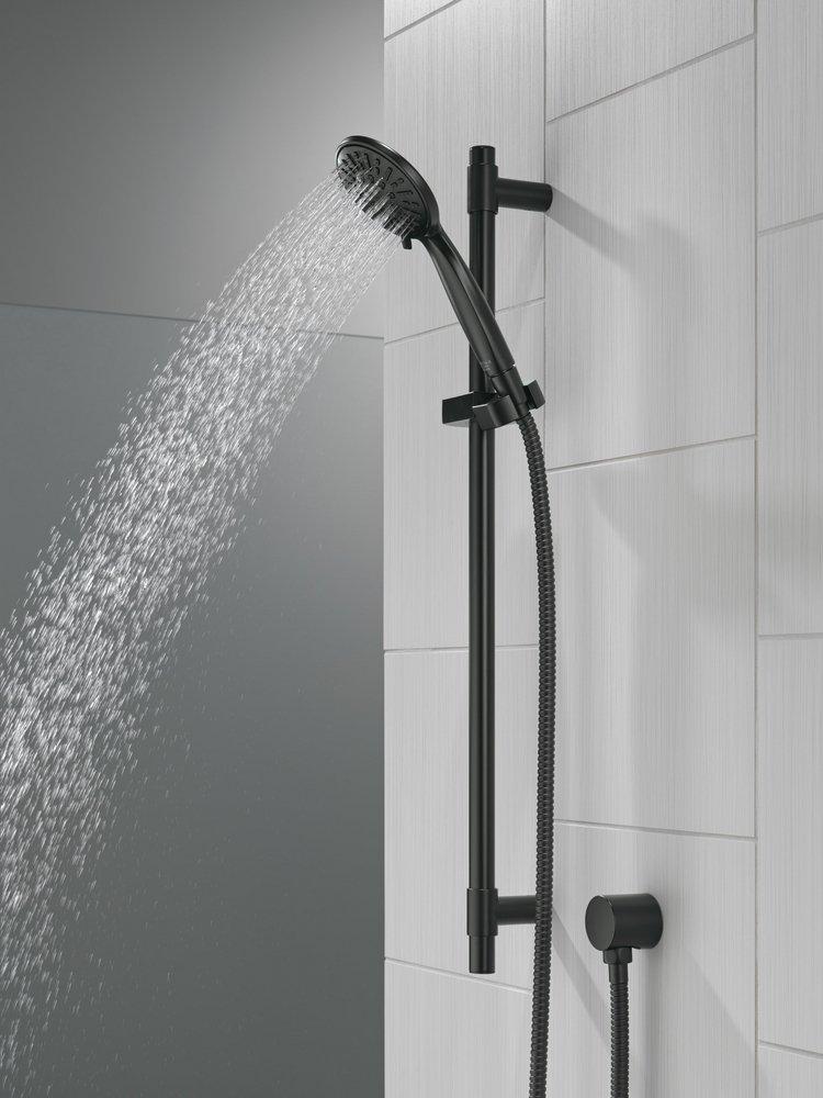 Delta Faucet Matte Black Multi Function Hand Shower 