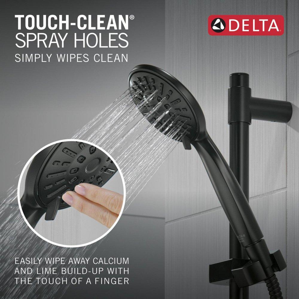 Delta Faucet Matte Black Multi Function Hand Shower 