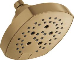 Multi Function Showerhead in Lumicoat Champagne Bronze