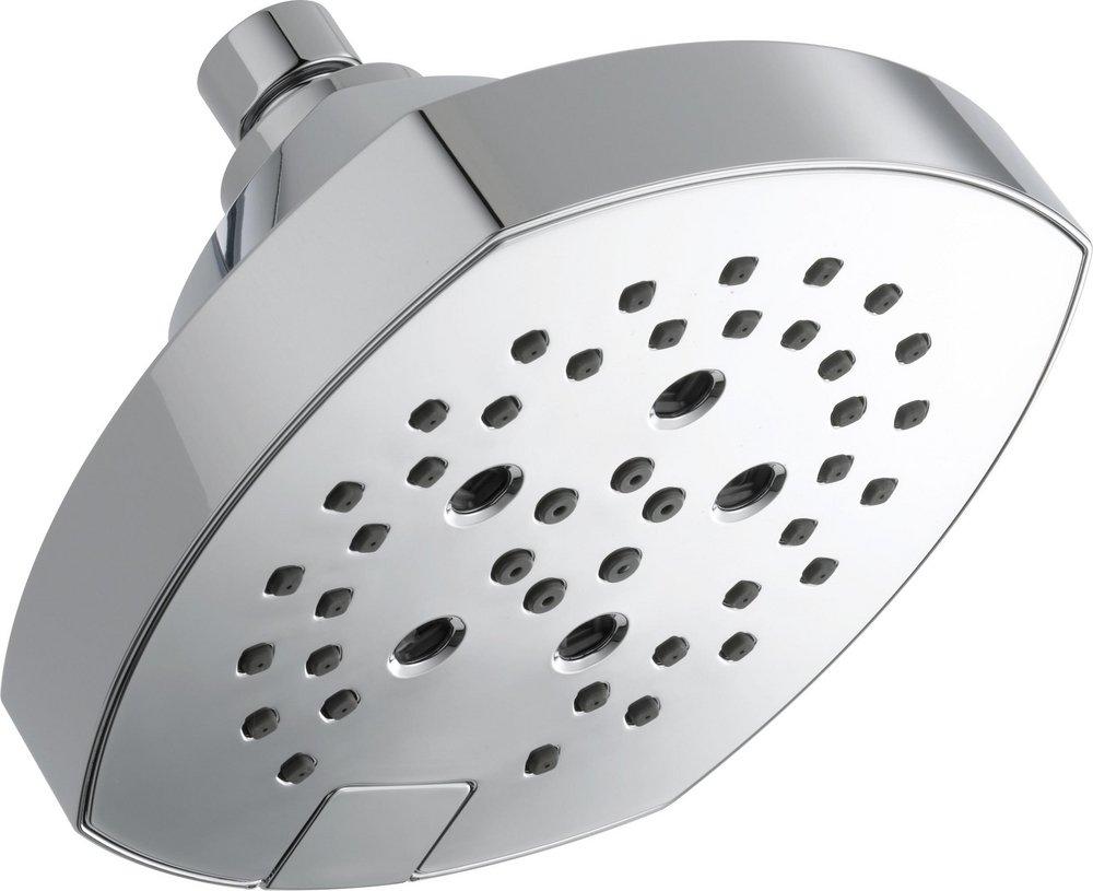 DELTA UNIVERSAL SHOWERING COMPONENTS: 5-SETTING H2OKINETIC SHOWER HEAD 