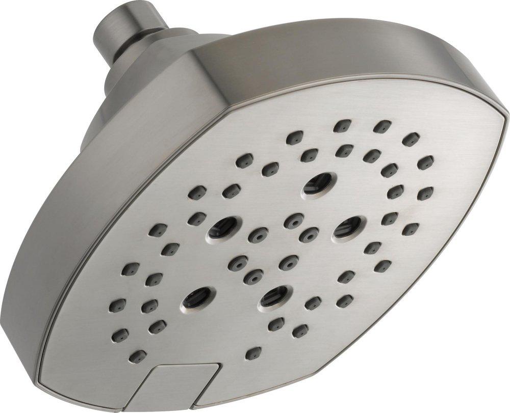 DELTA UNIVERSAL SHOWERING COMPONENTS: 5-SETTING H2OKINETIC SHOWER HEAD 