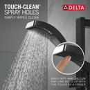 Delta Faucet Matte Black Single Function Hand Shower 