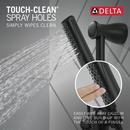 Delta Faucet Matte Black Single Function Hand Shower 