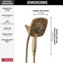 Delta Faucet Champagne Bronze Multi Function Hand Shower 