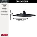 Single Function Showerhead in Matte Black 