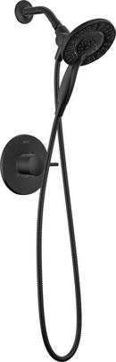 Single Handle Multi Function Shower Faucet in Matte Black (Trim Only)