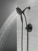 Delta Faucet Matte Black Single Handle Multi Function Shower Faucet (Trim Only) 