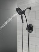 Delta Faucet Matte Black Single Handle Multi Function Shower Faucet (Trim Only) 