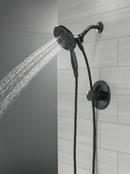 Delta Faucet Matte Black Single Handle Multi Function Shower Faucet (Trim Only) 