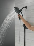 Delta Faucet Matte Black Single Handle Multi Function Shower Faucet (Trim Only) 
