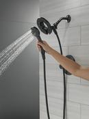 Delta Faucet Matte Black Single Handle Multi Function Shower Faucet (Trim Only) 
