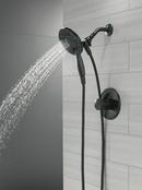 Delta Faucet Matte Black Single Handle Multi Function Shower Faucet (Trim Only) 
