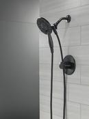 Delta Faucet Matte Black Single Handle Multi Function Shower Faucet (Trim Only) 