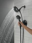 Delta Faucet Matte Black Single Handle Multi Function Shower Faucet (Trim Only) 