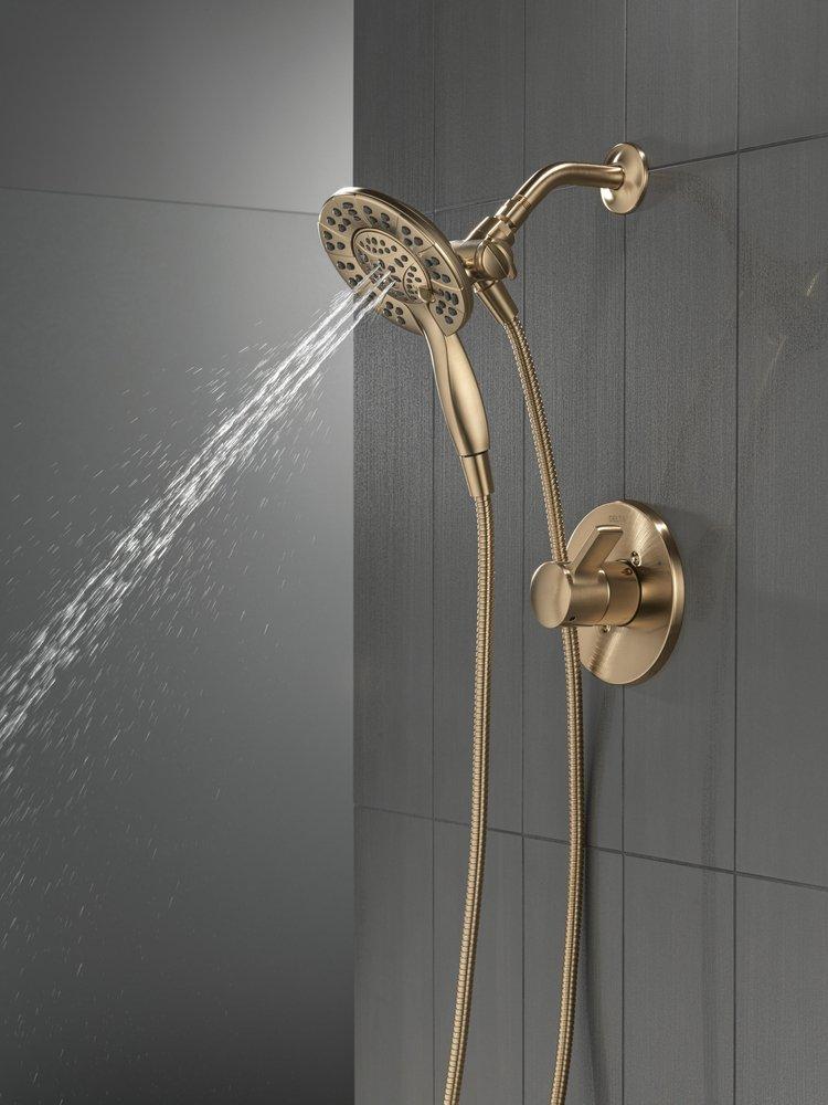 Delta Faucet Champagne Bronze Single Handle Multi Function Shower Faucet (Trim Only) 