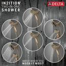 Delta Faucet Champagne Bronze Single Handle Multi Function Shower Faucet (Trim Only) 